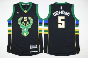 Maillot De Basket Milwaukee Bucks Michael Carter-Williams 5 Tissus Sportif Fans Edition Noir